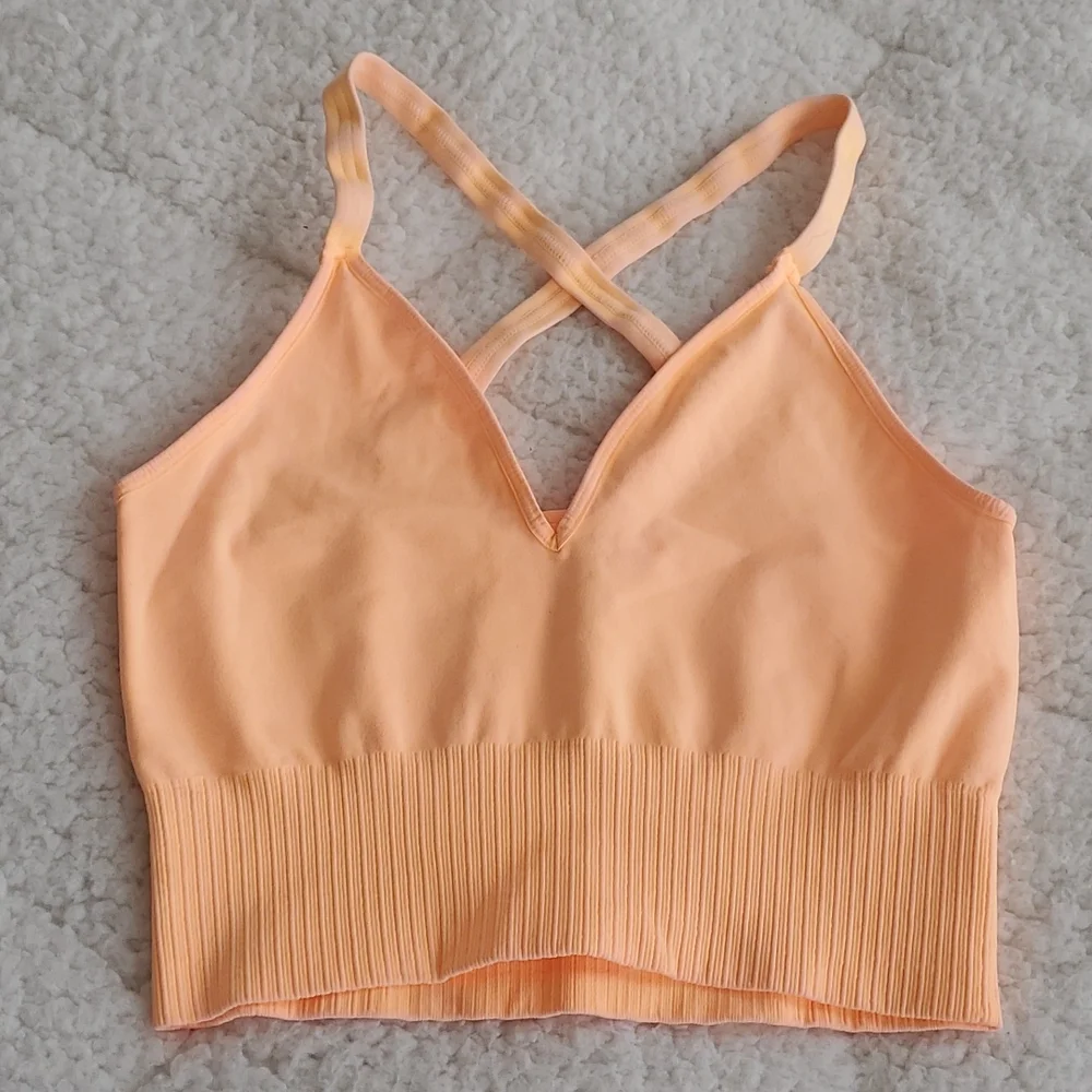 Free People Good Karma Crop Morning Sun - Picture 1 of 11
